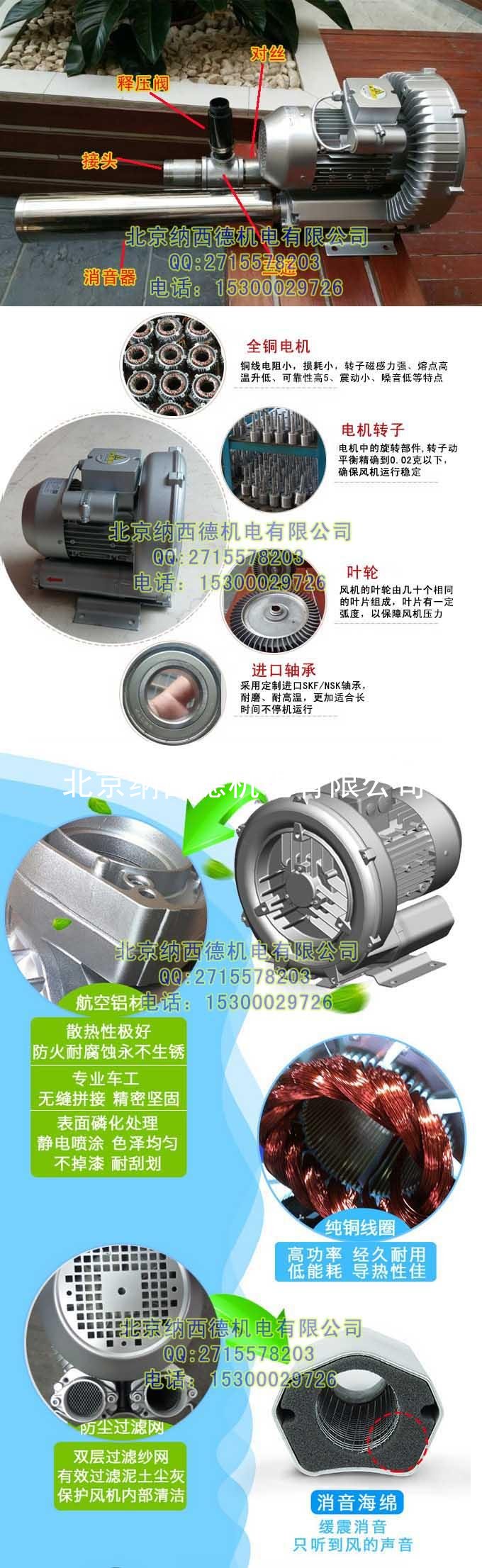 糧食扦樣機專用高壓風機
